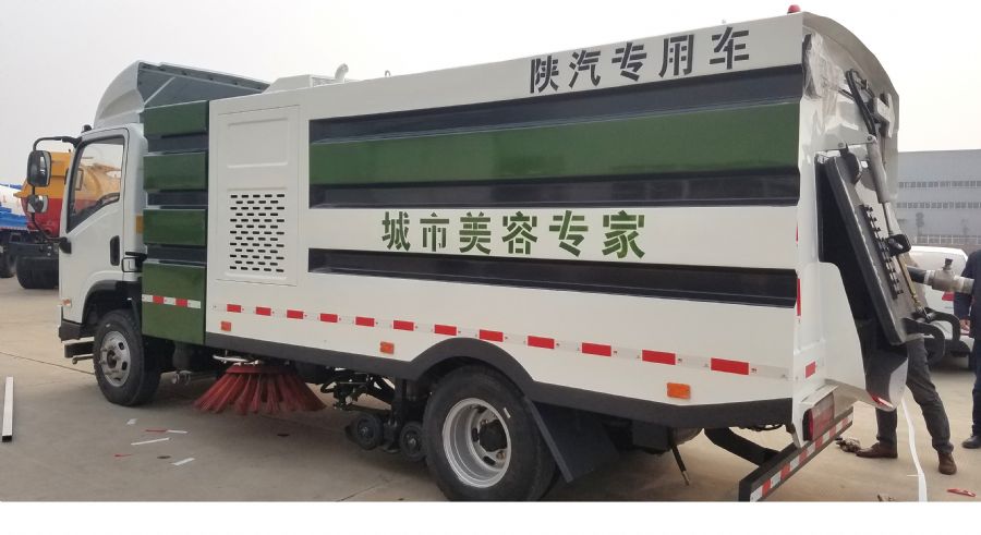 陜汽軒德洗掃車