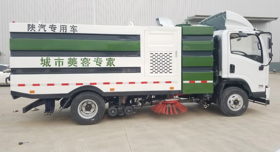 陜汽軒德洗掃車